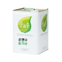 노루페인트 다용도용 친환경페인트 순앤수 올커버 18L, 반광, 그레이1