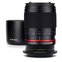 SAMYANG 300mm F6.3 for SONY FE 삼양 반사 300mm F6.3 SONY FE 용 풀프레임 삼반사, 상세 참조