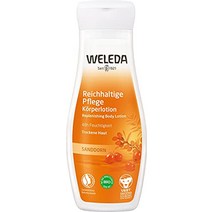 weleda 오가닉 바다 갈매 나무속 리치 케어 바디 로션 - 바이탈라이징 천연 화장품 바디 로션은 건조한 피부를 빠르게 케어하기 위해 최대 48시간의 집중 수분 공급 (1 x 2
