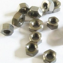리벳너트 팝너트볼트 DIN934 GR2 순수 티타늄 육각 너트 M1 M1.4 M1.6 M2 M2.5 M3 M4 M5 M6 CNC 가공, M6 10PCS