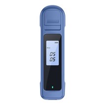 휴대용 디지털 호흡 테스터 음주 측정기 usb 충전식 비접촉 호흡 감지기 장치, 검은색