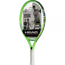 HEAD Speed Kids 테니스 라켓 - 초심자 프리스트링 헤드 라이트 밸런스 주니어, Frustration Free Packaging, 19 Inch, Green, Green, Green