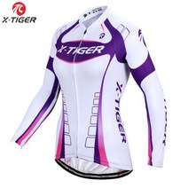 XTiger Pro 여성용 사이클링 저지 가을 MTB 자전거 의류 긴 소매