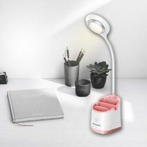 [RA㏓] 파나소닉 수납용 LED스탠드조명 충전식 4000K그레이 LED 학습 LED독서등 독서용 자바라 휴대용 독서등 취침등 학습등 클립형 ▷_§Ea, §§_그레이-주백색4000K