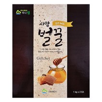 강원양봉 - 사양벌꿀 선물세트 1kg x 2개(튜브형)