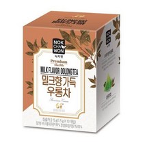 녹차원 간편한 [녹차원] 밀크향가득우롱차 10티백 x 4개 명절 부모님 지인 선물 회사 탕비실 손님접대, 12set