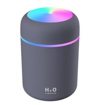 차랑용공기청정기 휘산기 usb 시거잭휴대용 USB 초음파 쿨 미스트 가습기 다채로운 색상 아로마 디퓨저, 02 Blue