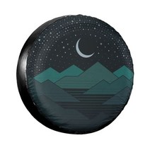 트레일러 카라반 커버 재미 있은 모험 캠핑카 여행 스페어 휠 타이어 커버 지프 혼다 산 방진 차량 액세서리 14quot 15쿼트 16인치 17quot, 열하나, 15인치