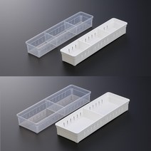 이노마타 주방 서랍정리 트레이 커틀러리 보관함 주방정리함 + 칸막이 1P 추가 무료증정, 04.이노타마 키친트레이-와이드(흰색)+추가 칸막이1P, 1개