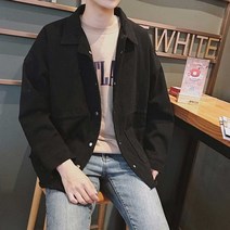 대학생 남자 셔츠 자켓 캐주얼 의류 남성 봄아우터 투포켓자켓 학생 간절기 옷사이트 남성 옷쇼핑몰