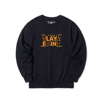 디씬 - PLAY POINT 맨투맨 (SBMDC-005) 레터링 로고 티셔츠