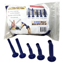 실리콘 별도 어댑터가 필요없는 소세지건 전용 노즐 5개입 1봉 세트