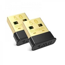 PC용 1Mii USB 블루투스 어댑터 2팩 동글 5.0 EDR 데스크탑 노트북 마우스 키보드 헤드셋 스피커용 Windows10/8.1/7 지원