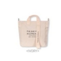레터링 스트랩 캔버스백 Lettering Strap Canvas Bag