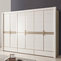 모히또 고광택 10.5자 장롱 옷장세트, 모히또 10.5자 장롱 세트, 워시