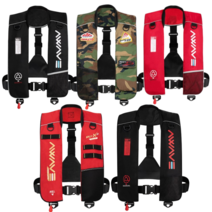 어웨이브 티모스포츠 자동팽창식 구명조끼, 05. 블랙 + 레드