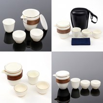 골드S 3인 휴대용다도세트 휴대용차도구 휴대용티세트