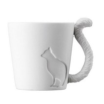 KINTO (킨토) 머그컵 MUGTAIL 고양이 16242, 1개, 상품명참조
