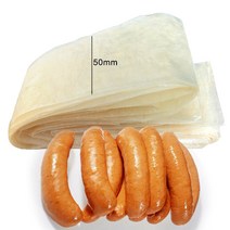 5pc 소시지 포장 소시지 용 핫도그 케이싱 바베큐 구이 소시지 살라미 고기 필링 쉘 소시지 포장 도구 Inedible, 보여진 바와 같이, 하나, A