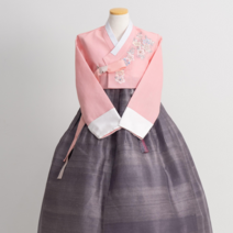 하늘달한복 [한복대여] 유화5 - 고품격 하객 혼주 결혼식 신부 예식한복 한복 세트