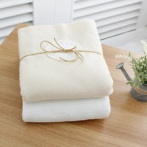 미래천 밤부 테리타올 원단 2color, 백아이보리