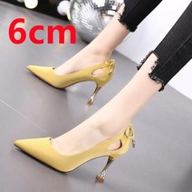 통굽구두 웨지힐 가보시힐Cresfimix-여성용 패션 스위트 그린 pu 가죽 스틸레토 힐 오피스 레이디 블랙