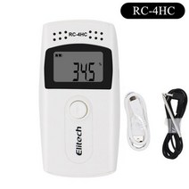USB 온도 데이터 로거 녹음기 16000 포인트 내장 NTC 센서 창고 냉장 운송용, RC-4HC, CHINA