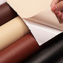 패치 가죽 인테리어 스티커 시트지 보수 리폼 테이프 레더, 블랙 68x100cm