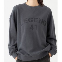 지프 지프 레전드 크랙 프린트 맨투맨티셔츠 JM4TSF859-DG