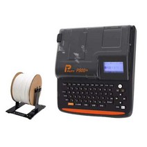 네임 라벨기 휴대용 넘버링기 튜브 키보드 프린터기, P800 + 리본 1+ 스티커 1+ 슬리브 1
