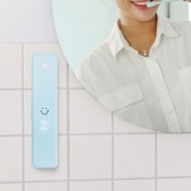 1인용 LED UV-C 원적외선 칫솔 건조기 UV 살균기 칫솔꽂이 자외선 소독기, 상품선택, 핑크[514321]type