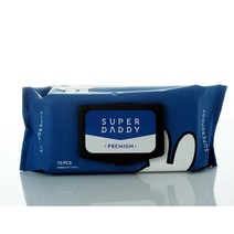 슈퍼대디 프리미엄 유아물티슈 캡형, 11팩, 70매