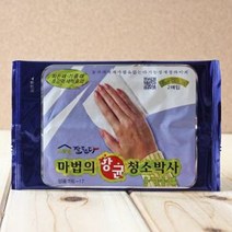 마법의 청소박사 대 2매 물티슈 손세척 청소티슈, 단일 수량