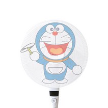 록신 캐릭터 선풍기 커버 보호 그물 핀치 손 보호 커버 먼지 커버, 로봇 고양이, 45센티미터 직경 drawstring 버클