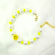 강아지목걸이 반려동물 고양이 노랑 비즈, 노랑(스몰)