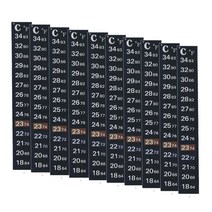 랩앤툴스 어항 온도계 스티커, 20개