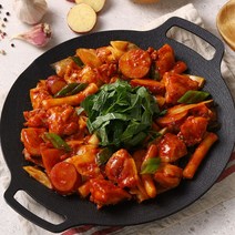 정이든 초록들 국산 닭고기 무항생제 춘천식 닭갈비 밀키트 (855g) 캠핑요리 집들이 음식 추천