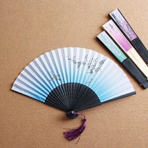 1+1 여름선물 동양화 대나무 부채 여름사은품 홍보물 여름판촉물 판촉부채 부체, 1개