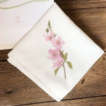 자수손수건 DIY 엔틱 여학생 휴대용 재료 꾸러미 핸드메이드 자기 수놓다 엄마 2499339077