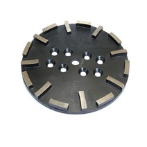 콘크리트연마기 바닥 그라인더 용 다이아몬드 플레이트 도구 콘크리트 화강암 석재 250mm 20 세그먼트, 03 grit 60_02 hard bond