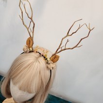 할로윈 파티 소품 사슴 크리스마스 요정 루돌프 뿔 머리띠, 상세페이지 참조