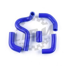 3겹 2003-2006 DUCATI 999/749/749R 2004 오토바이 실리콘 라디에이터 냉각수 호스 파이프 튜브 상부 및, 02 파란