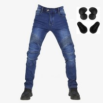 오토바이블랙박스남자 바이크 오토바이 바지 Aramid 보호 장비 승마 블랙 레저 Motocross, 09 pants 7B_03 L