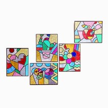 [마리모아] 포일 아트 호일 동물 민화 크리스마스 유아 미술 재료 모래 붙이기 반짝이 홀로그램 초등 공예 수업 만들기 꾸미기 단체 행사 어린이 샌드 세트 엄마표 diy 놀이, 포일아트:나비