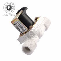 배관자재 솔레노이드 볼 밸브 1/2 quot플라스틱 DC12V 4.8W 자기 세탁기 식수 공압 압력 컨트롤러 스위치