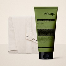 보자기 이솝 제라늄 리프 바디 스크럽 180mL