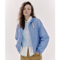 오아이오아이 패널 나일론 후드 집업_블루, S