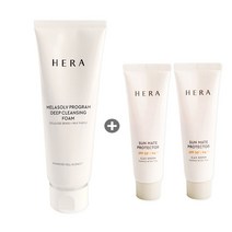 헤라 멜라솔브 프로그램 딥 클렌징 폼200g+헤라 선메이트 프로텍터 40mlX2개, 1개