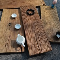 풍화나무 오래된 느릅 문 패널 우드슬랩 식탁 고재 상판 원목 테이블, 차림새, 다른 구조, 번호350