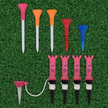 맥클라이드 (특가) 자석티 고무티 볼라이너 나무티 플라스틱티 브러쉬티 스펀지볼 연습볼 골프티 골프용품, 플라스틱티(숏) 50개